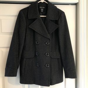 Dark Grey Peacoat